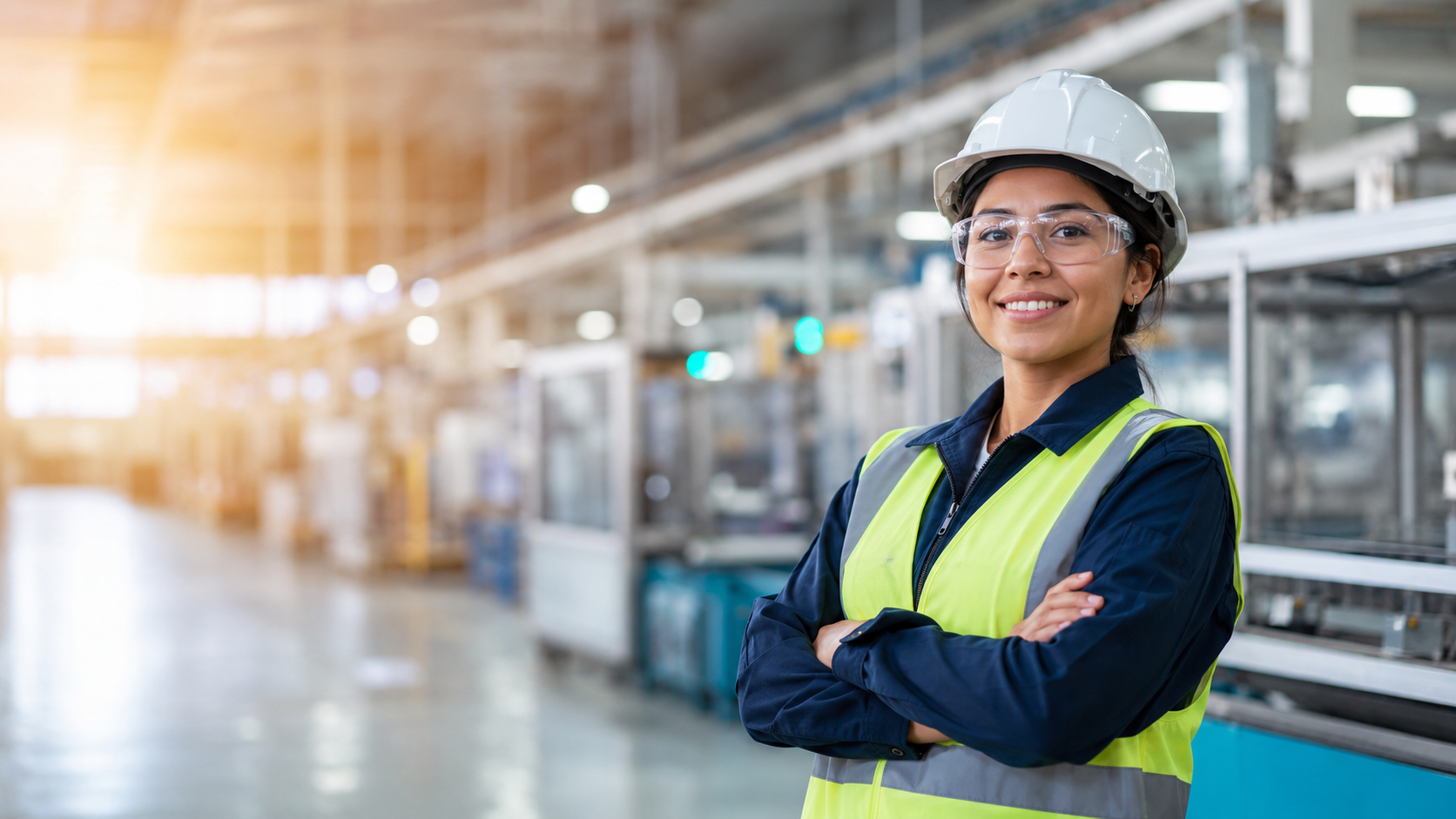Safety professional in an industrial facility