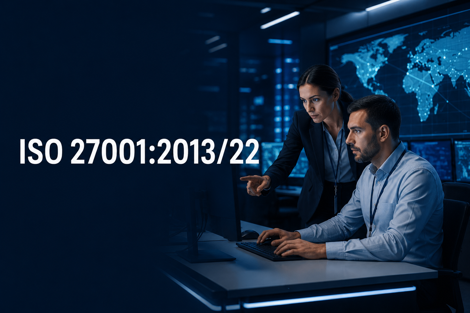 Information security specialists in an operations centre